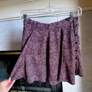 Urban Outfitters Pink Cheetah Mini Skirt